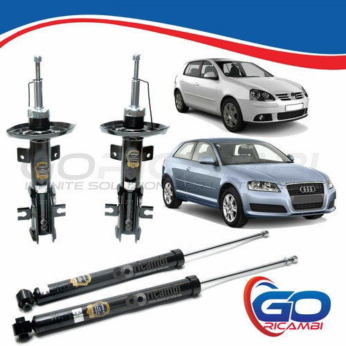 Set 4 Amortiguadores Delantera y Para Volkswagen VW Ø 50mm | eBay