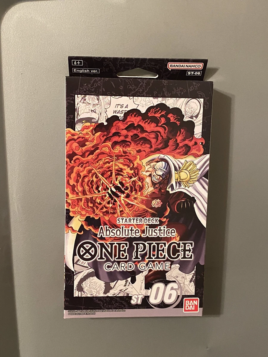 One Piece CG Absolute Justice Starter Deck ST06