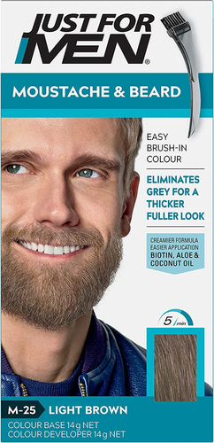 Moustache & Beard, Beard Dye for Grey Hair with Brush Included, Eliminates Grey - Picture 9 of 12