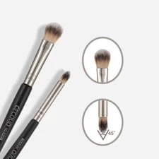 1Pc Double-ended Eyeshadow Brush Makeup Smudge Brush Eye Small Detail Shade Pen
