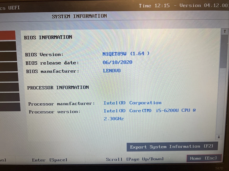 Lenovo ThinkPad T470 Intel i5-6200U 2.3GHz No SSD 12GB No Battery - Image 2 of 4