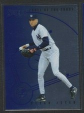 1997 PINNACLE SELECT TOOLS OF THE TRADE MIRROR BLUE #25 DEREK JETER MINT SSP