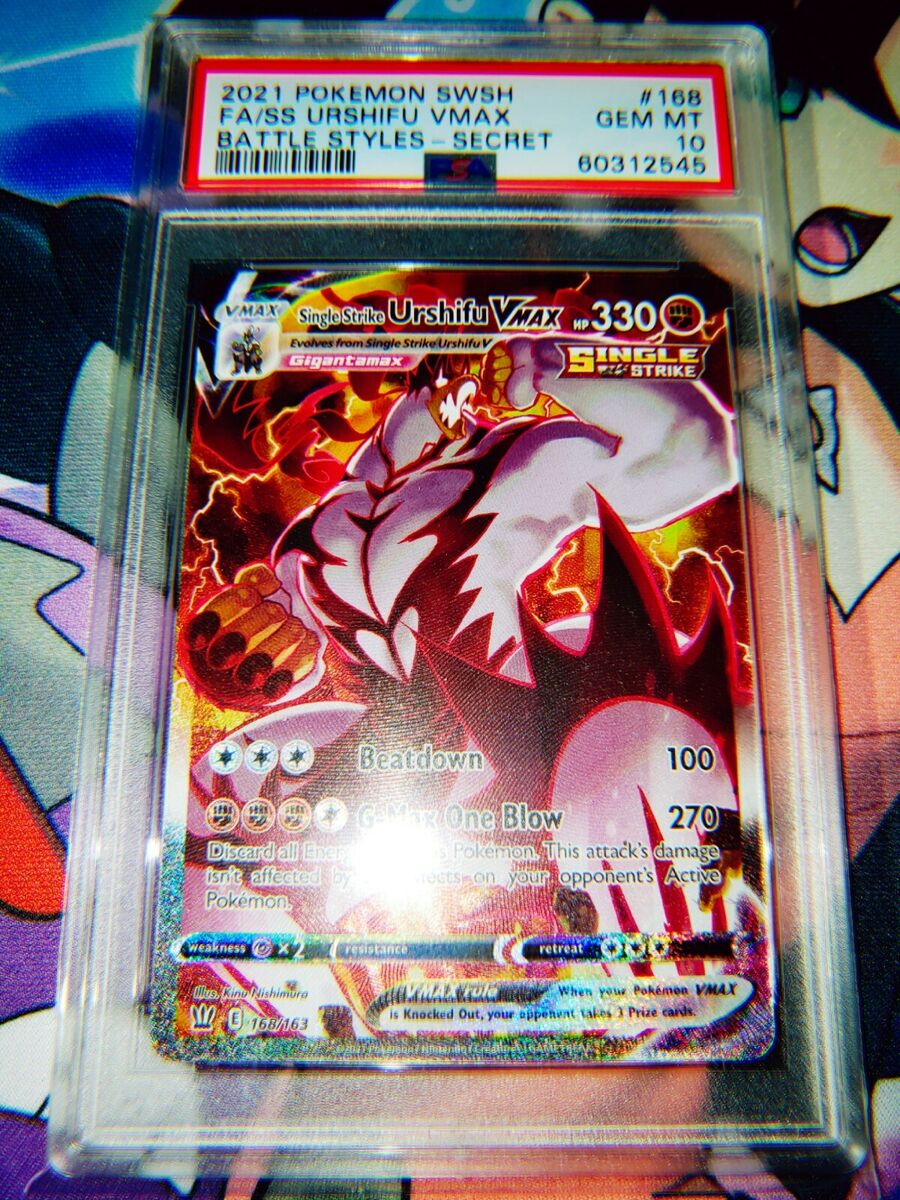 2021 Pokemon SWSH | Full Art Single Strike Urshifu VMAX 2021 Pokemon SWSH | Full Art Single Strike Urshifu VMAX