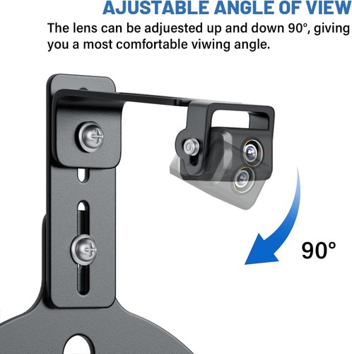 Superior CCD Reverse Backup Camera for Jeep Wrangler with Adjustable Brackets - Picture 11 of 11