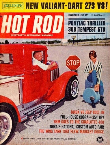 1964 GTO tested and featured in 2 vintage magazines, Hot Rod & Motor Trend lot/2 - Imagen 4 de 5