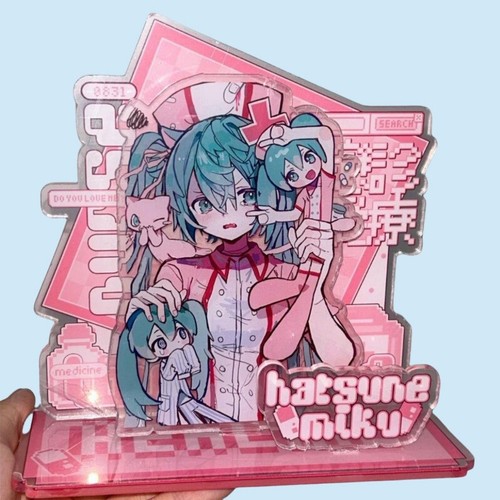 Hatsune Miku Anime Figure Acrylic Standing Sign Cartoon Cute Stand Model Desktop - Picture 5 of 12