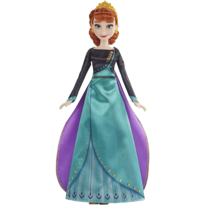 ANNA Frozen Disney Queen Anna Fashion Doll With Long Red Hair New