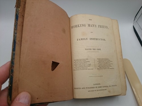 1850 The Working Man's Friend, And Family Instructor, Vol I & II, no 1 – 25 - Imagen 3 de 8