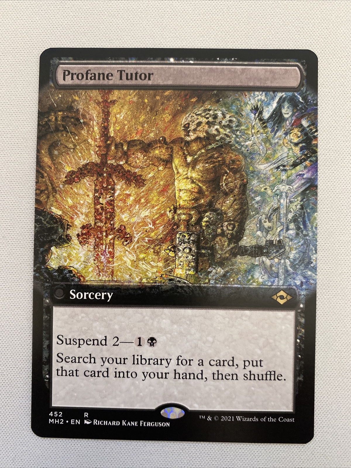 Profane Tutor (Extended Art) Modern Horizons 2 Regular for sale online ...