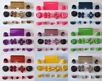 Replacement Full Buttons Custom Mod Kit Set for Sony PS4 Playstation  Controller