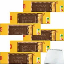 Bahlsen Leibniz Keks Choco Edelherb 6er Pack 6x125g Packung usy Block