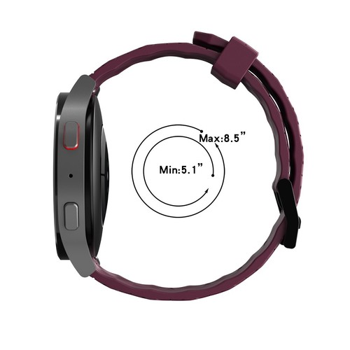 20/22MM Universal Band Silicone SportStrap for Samsung Galaxy Watch/Huawei Watch - 第 3/31 張圖片