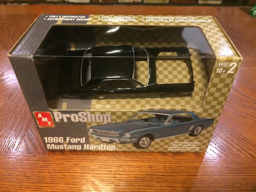 2002 AMT PROSHOP 1966 FORD MUSTANG HARDTOP 1:25 SEALED MODEL