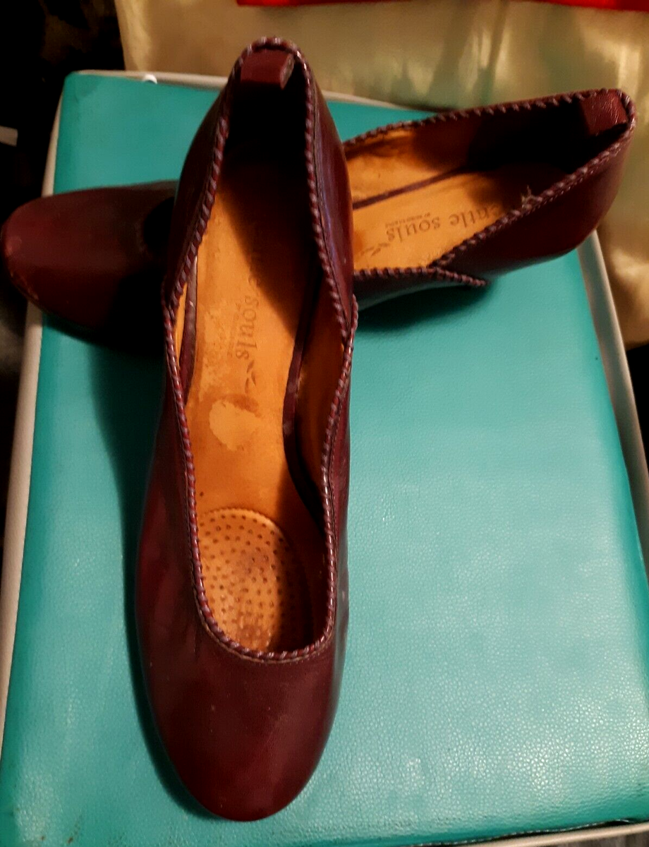 GENTLE SOULS by KENNETH COLE Burgundy LEATHER Women Size 11 M