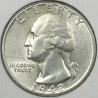 1942 Washington Quarter Dollar DDO