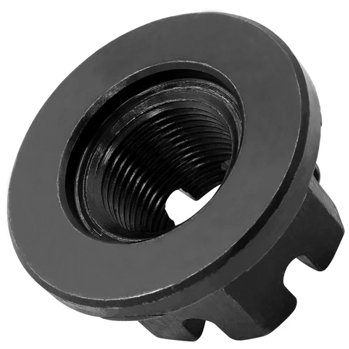 Tuerca de castillo 501110 con pasador Cotter para caja de cambios giratoria King Kutter rosca fina 1"-14 - Imagen 6 de 7