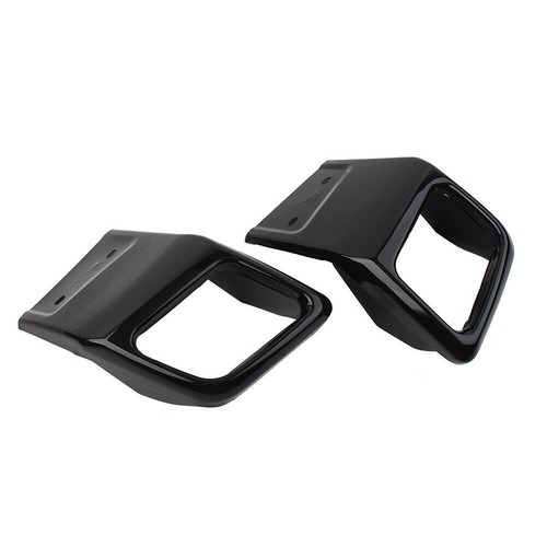 1 Pair Black Rear Bumper Exhaust Tube Trim For Land Rover Range Rover Evoque - Picture 7 of 8