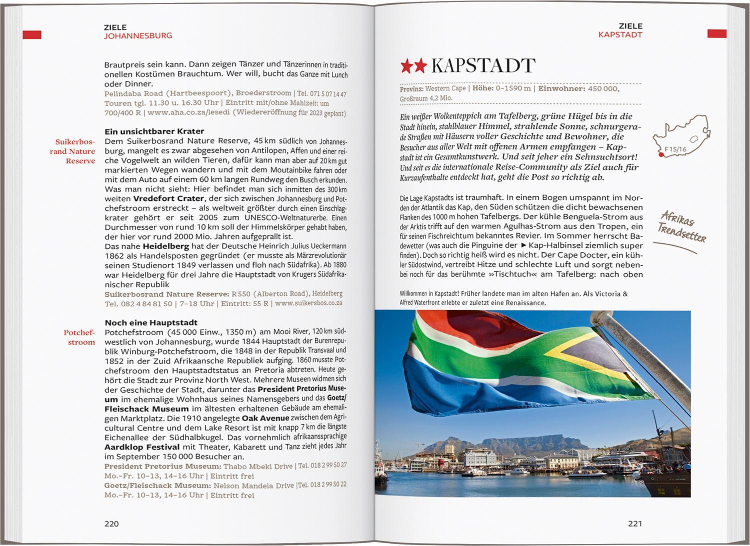 Thumbnail - Baedeker Reiseführer Südafrika, Eswatini, Lesotho Friedrich Köthe