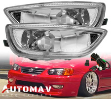 For 2001-2002 Toyota Corolla Jdm Fog Driving Light Clear Lampswiring Leftright For 2001-2002 Toyota Corolla Jdm Fog Driving Light Clear Lampswiring Leftright