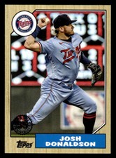 2022 Topps #T87-78 Josh Donaldson 1987 Topps Baseball 35th Anniversary card