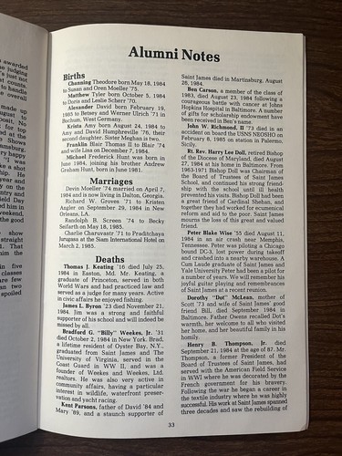 St. James School Maryland MD Newsletter ~ May, 1985 ~ Volume 2, Number 1 - Picture 5 of 6