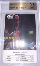 1988 FOURNIER NBA ESTRELLAS: MICHAEL JORDAN #22 CHICAGO BULLS BGS 9.5 GEM MINT