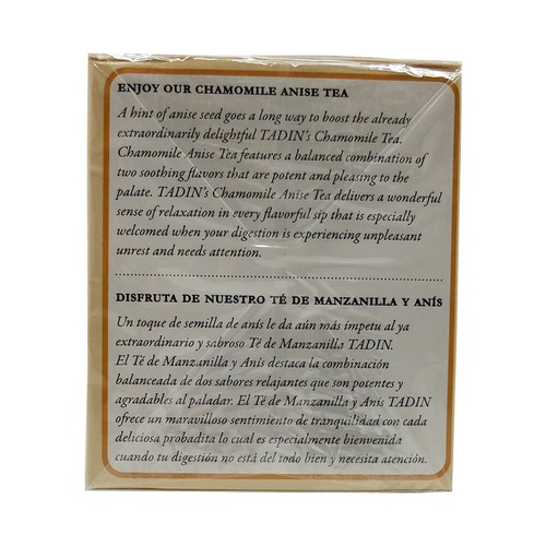 Tadin Chamomille Anise Herbal Tea. Calming & Caffeine-Free. 24 Bags. Pack of 6 - 第 4/6 張圖片