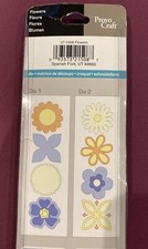 Cuttlebug By Provo Craft Flower Dies. Set Includes Two Dies As Shown, New