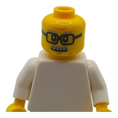 LEGO   ''Head Man with Beard and Glasses NO. 1964 6153321 26879 Yellow Grandfather Grandpa