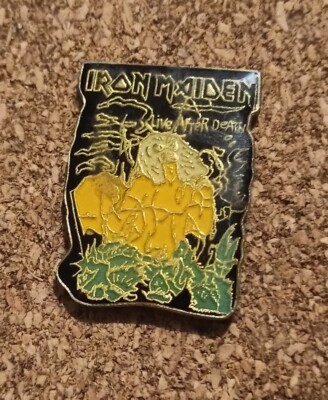 Pin's Iron Maiden Heavy Metal Band Sänger Künstler Live After Death Pin Selten