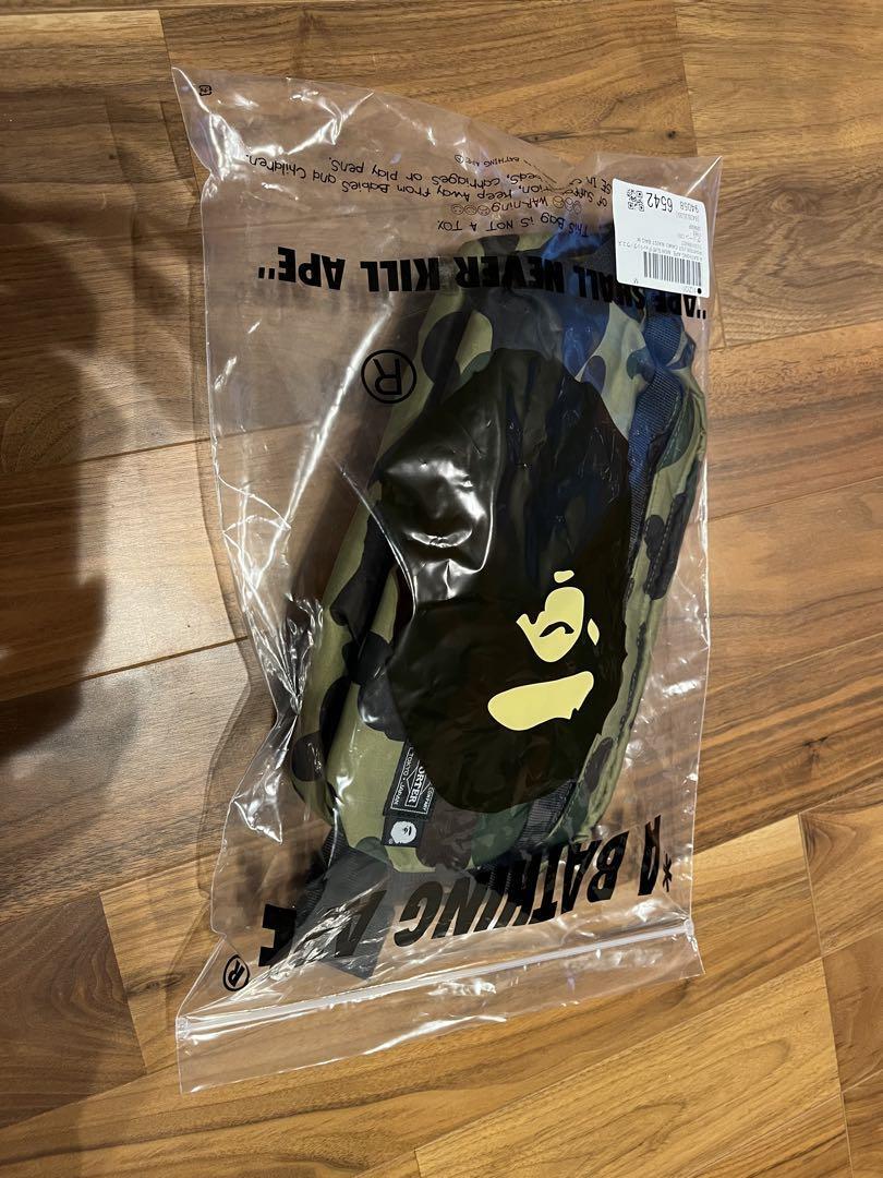 【希少】【未使用・美品】PORTER × A BATHING APE ミニポーチ 希少】【未使用・美品】PORTER × A BATHING APE ミニポーチ A