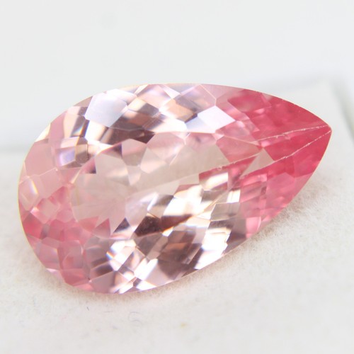 Pfirsich Rosa Natürlicher Saphir 11,90 Ct Birnenform Lose Edelsteine Zertifiziert - Bild 6 von 7