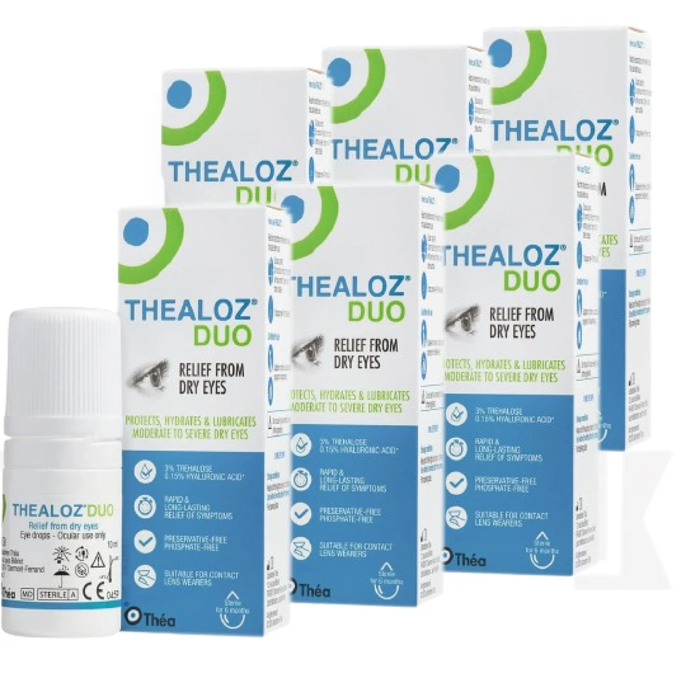 THEALOZ Duo 10ml – PACK OF 6 Dry Eye Drops - Image 2 of 4