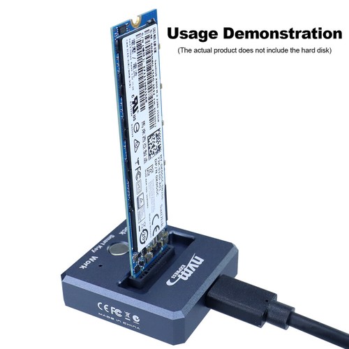 Station d\'accueil SSD 1000 Mo/s M.2 NVME SSD boîtier externe boîtier d\'accueil - Photo 5/12