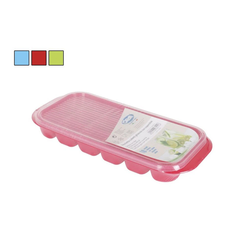 3er Set Eiswürfelform mit Deckel Eiswürfelbehälter Eiswürfelbereiter Eiswürfel - Bild 2 von 2