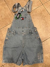 Tommy Jeans Overall Shorts. New With Tags. TOMMY logo. Original. Size 6.