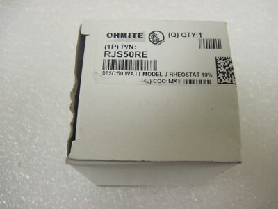 RJS50RE  OHMITE  RHEOSTAT 50 WATT