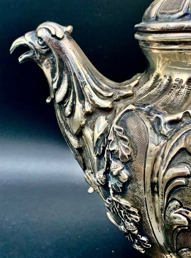 七宝　茶器　シルバー　275ｇ　１９９ 七宝 茶器 シルバー 275g 199 Pure silver 99.9% boiling