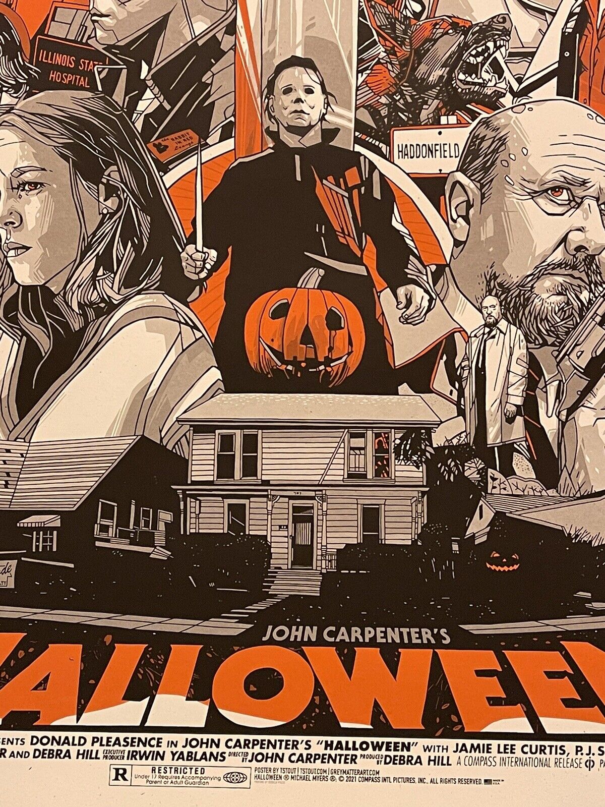 Sold at Auction: John Myers, John Carpenter's Halloween MICHAEL MYERS Movie  Poster