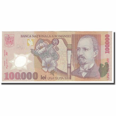 Banknote Romania 100 000 Lei 01 Km 114a Au Ebay