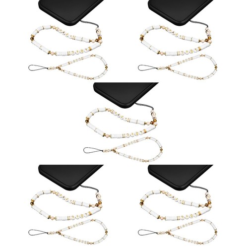 2 Stk Mode Phone-Charm-Riemen Telefon-Lanyard-Armbänder Telefon-Charm-Lanyards - Zdjęcie 6 z 12