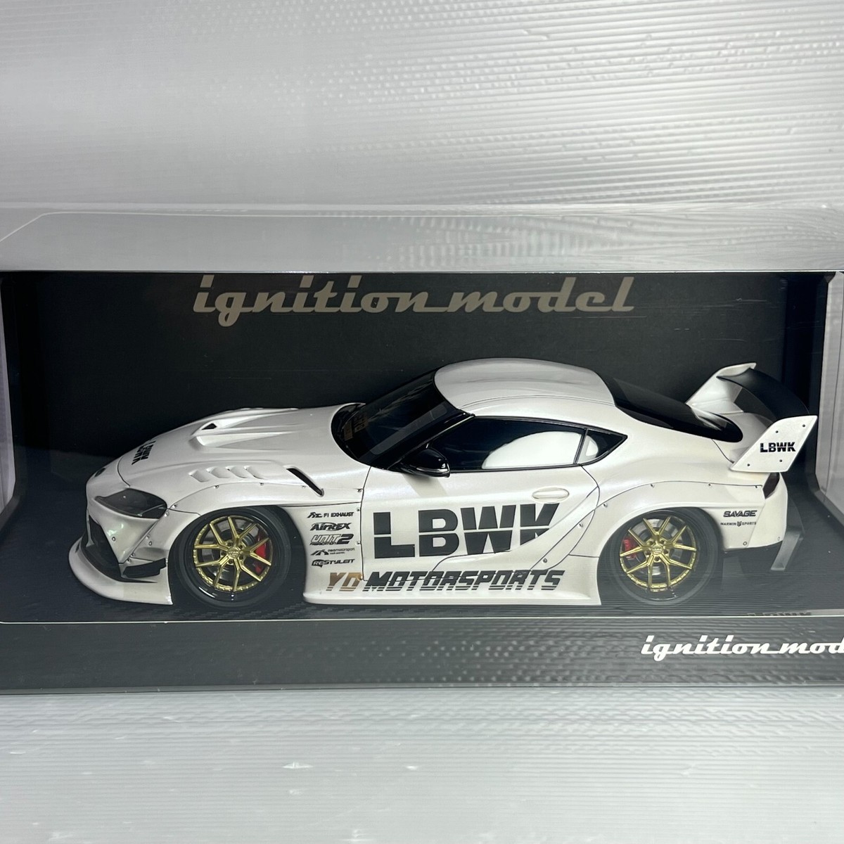 イグニッションモデル　トヨタスープラ　A90 1/18 IG2653 1/18 IG ignition #IG2653 LB-WORKS TOYOTA SUPRA (A90) White