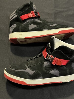 LOUIS VUITTON SLIPSTREAM GO 0183 HIGH TOPS LV US 10