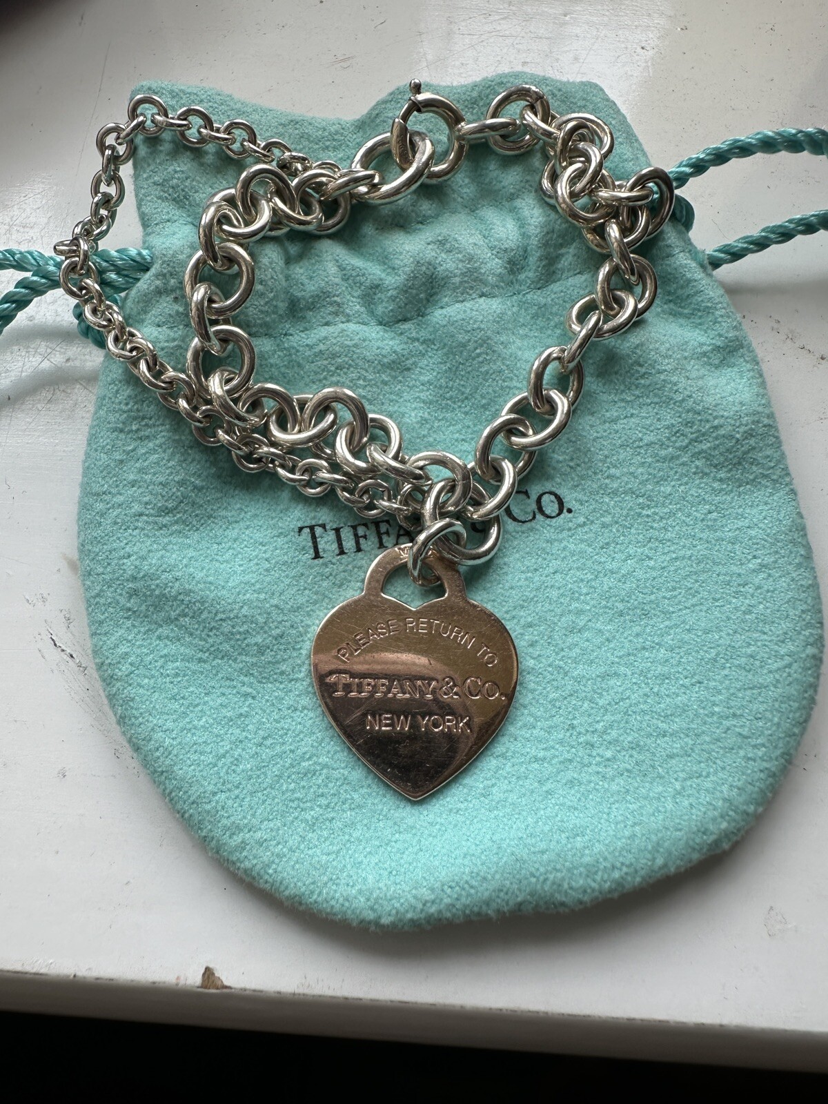 Tiffany Rubedo Return To Tiffany Silver Double Chain