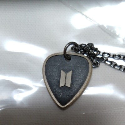 BTS SUGA Guitar Pick Necklace Artist Made Collection
