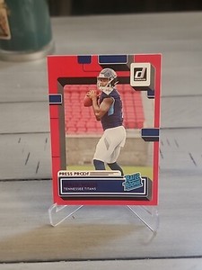 2022 Donruss Malik Willis Red Press Proof Rated Rookie RC #303 Titans
