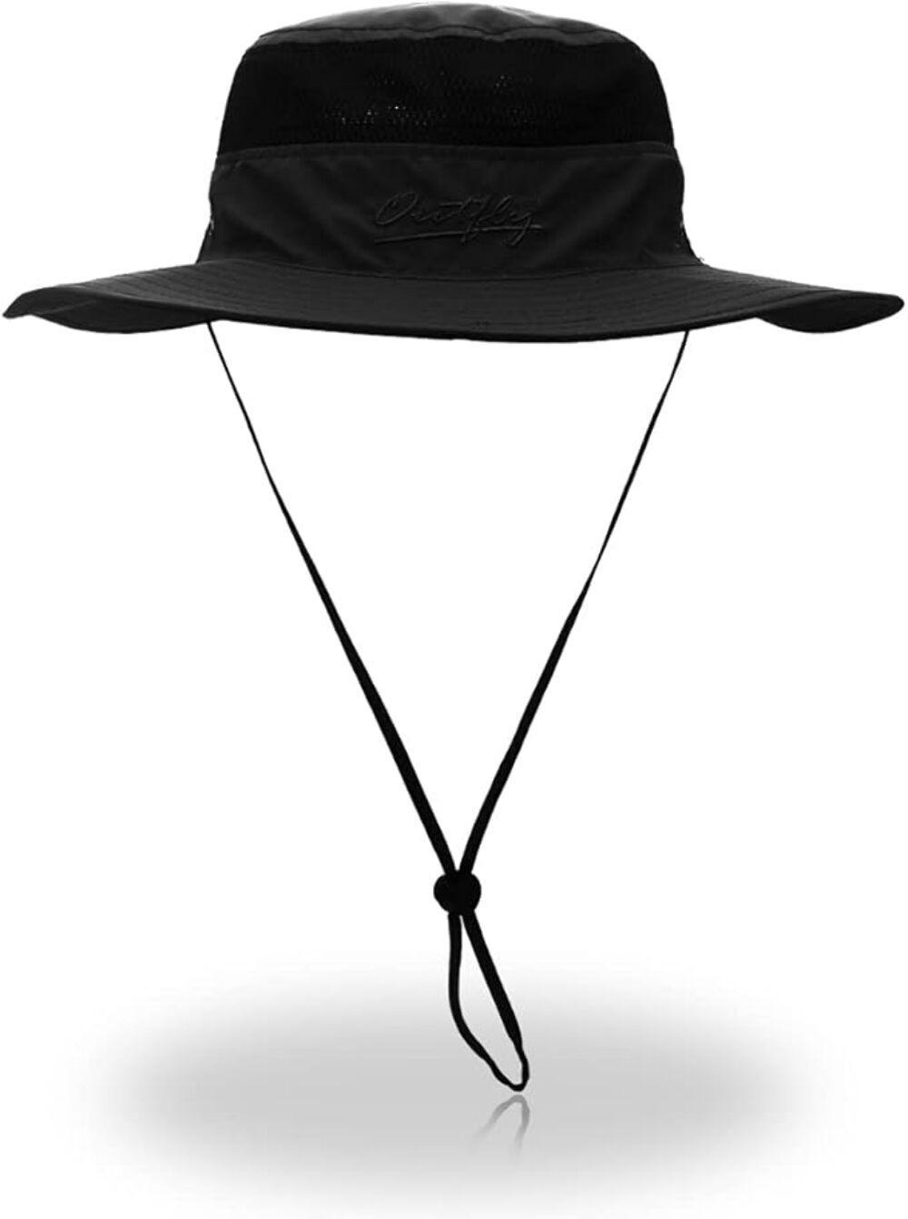 EONPOW Windproof UPF50+ Fishing Bucket Hat with Mesh for Beach Sun Protection Adjustable 56-58cm