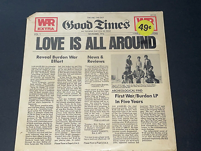 レコード LOVE IS ALL AROUND／WAR ABCD988 forestier-elagueur-38.fr