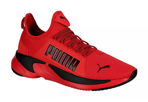 Genuine PUMA Soft Ride Premier Slip On Men's Athletic Running Sneaker Red  New . | eBay