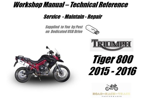 Triumph Tiger 800 Service Repair Workshop Manual USB 2015 - 2016 - 第 1/11 張圖片